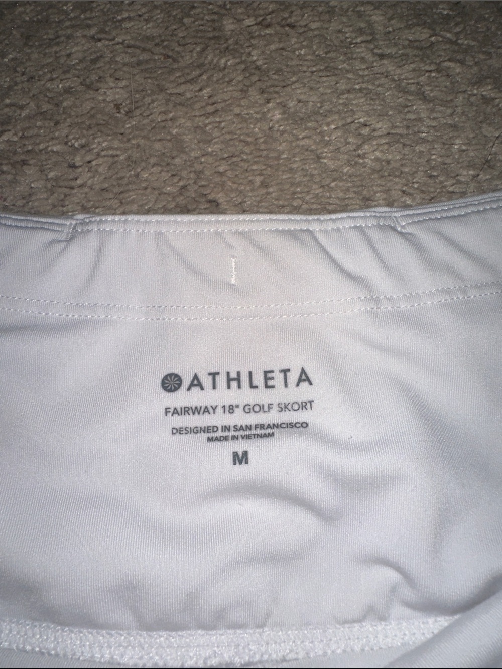 Athleta White Golf Skort with Zip Pockets - Picture 3 of 3